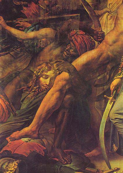 Girodet-Trioson, Anne-Louis Die Revolte in Kairo, Detail